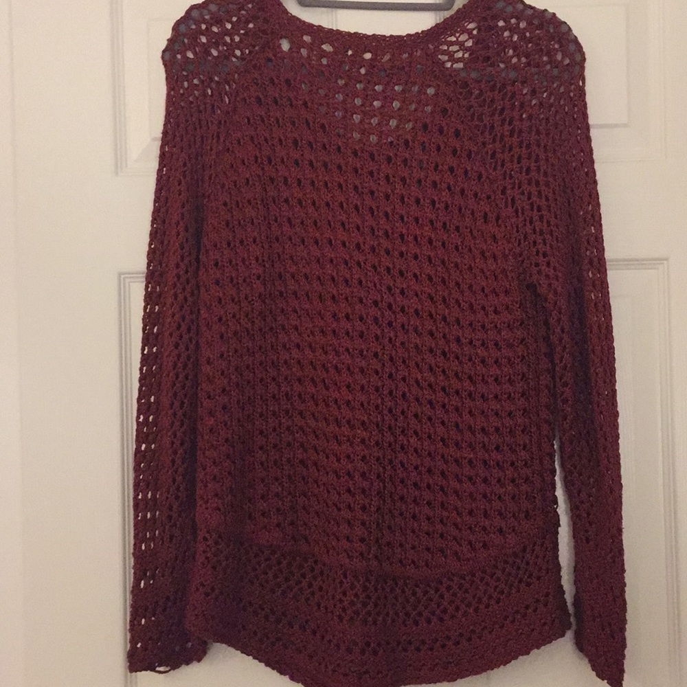 Red Knit Sweater - Picture 2 of 4